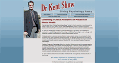 Desktop Screenshot of drkentshow.com